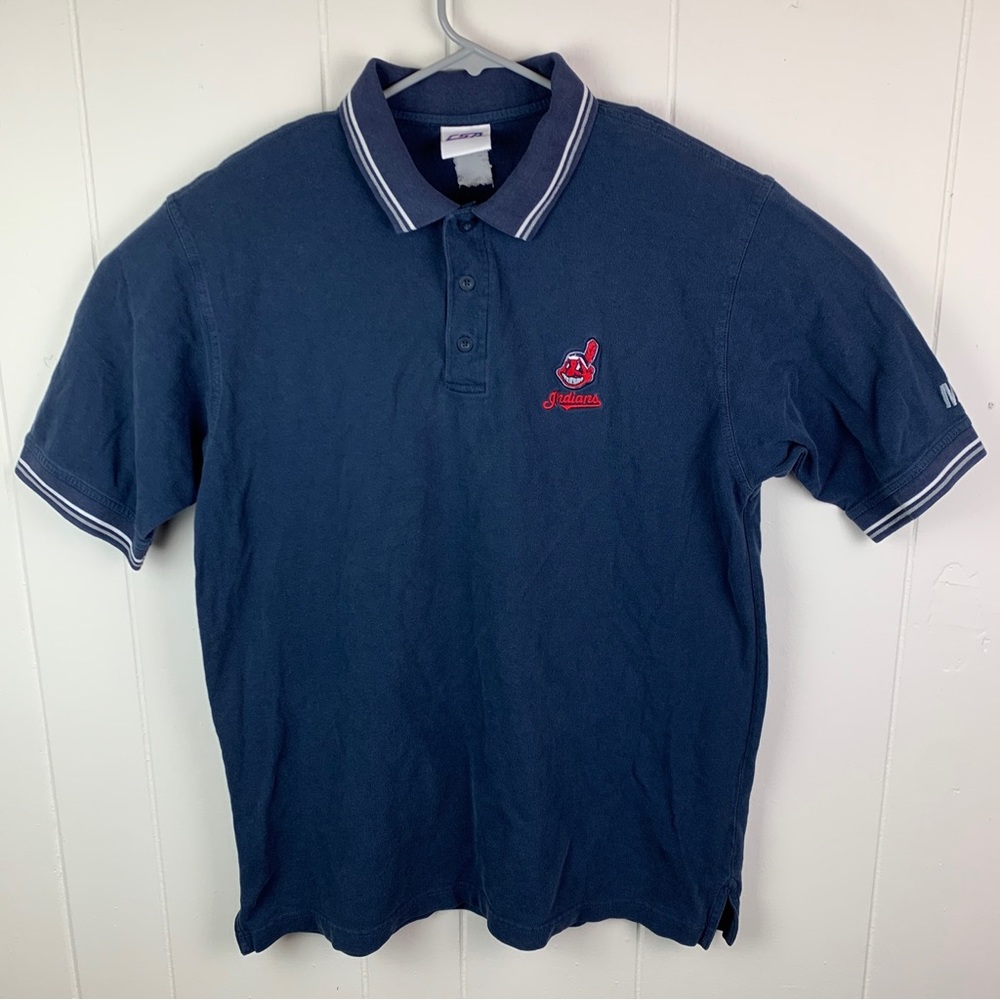 Vintage Cleveland Indians Polo CSA Blue Men’s Extra Large